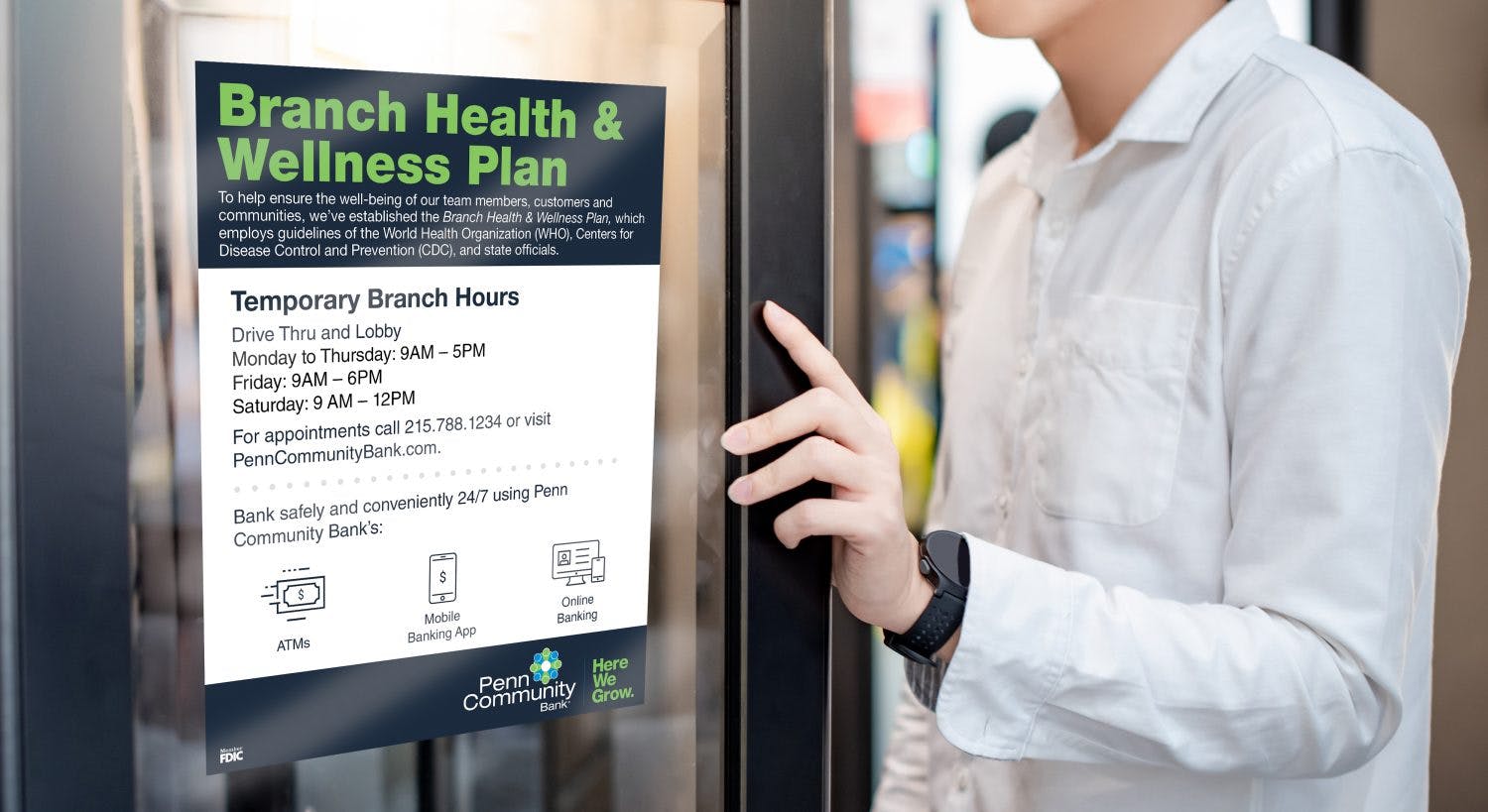 Branch Reopenings Penn Community Bank