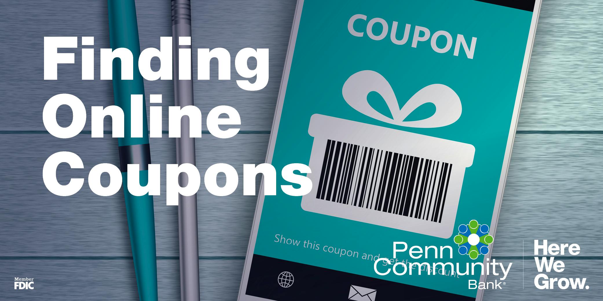 Finding Online Coupons Penn Community Bank